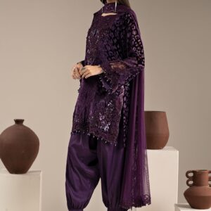 3 Piece Embroidered Palachi Suit